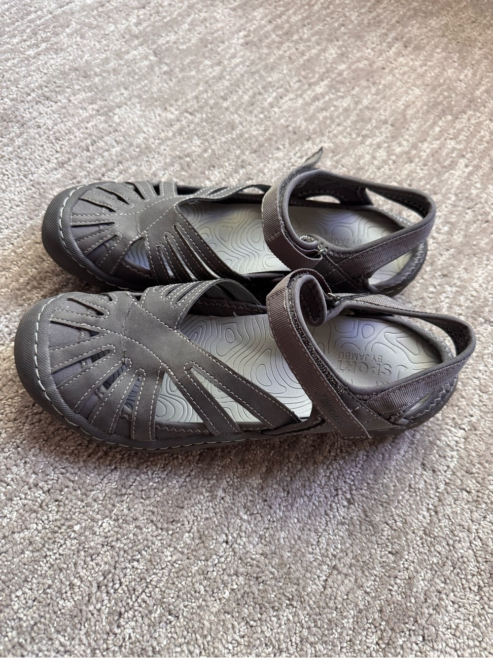 JSport by Jambu All Terra Traction Gray Sandals Size: 7.5 - Picture 4 of 7